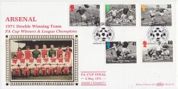 1996-05-14 Football Legends Stamps Arsenal FDC (80895)