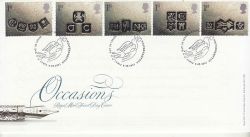 2001-02-06 Occasions Stamps Merry Hill FDC (80914)