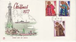1972-10-18 Christmas Stamps RAF STN cds FDC (80995)