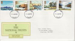 1981-06-24 National Trust Stamps Chester FDC (81009)