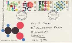 1977-03-02 Chemistry Stamps London FDC (81019)