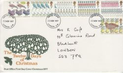 1977-11-23 Christmas Stamp London FDC (81027)