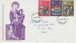 1970-11-25 Christmas Stamps London FDC (81029)
