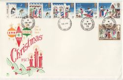 1973-11-28 Christmas Stamps RAF STN cds FDC (81054)