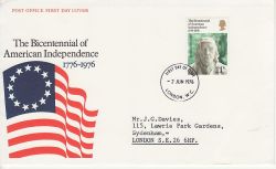 1976-06-02 American Independence London FDC (81064)