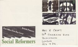 1976-04-28 Social Reformers Stamps London FDC (81088)