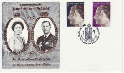 1972-11-20 Silver Wedding Stamps London SW1 FDC (81118)