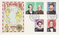 1973-04-18 British Explorers Stamps Bureau FDC (81121)