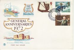 1972-04-26 Anniversaries Stamps London EC FDC (81163)