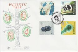 1999-03-02 Patients Tale Stamps Edinburgh FDC (81175)