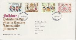 1981-02-06 Folklore Stamps London FDC (81222)