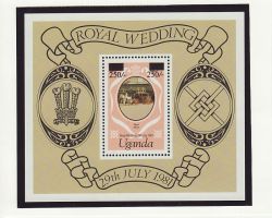 1981 Uganda Royal Wedding S/S MNH (81279)