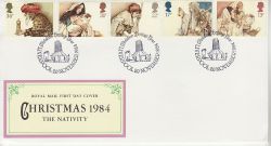 1984-11-20 Christmas Stamps Liverpool FDC (81300)