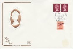 1986-01-07 Definitive 1p ACP Stamps Windsor FDC (81321)