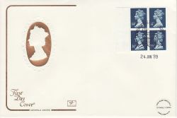 1989-01-24 Definitive 56p Booklet Stamps Windsor FDC (81379)