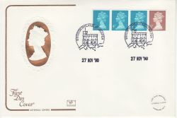 1990-11-27 Definitive Coil Stamps Windsor FDC (81383)