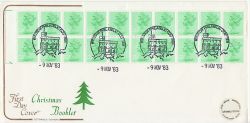 1983-11-09 Christmas Booklet Definitive Windsor FDC (81385)
