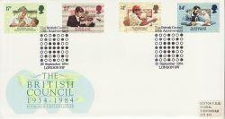 1984-09-25 British Council Stamps London SW FDC (81452)