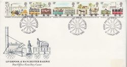 1980-03-12 Railways Stamps Liverpool FDC (81456)