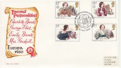 1980-07-09 Authoresses Stamps Haworth FDC (81472)