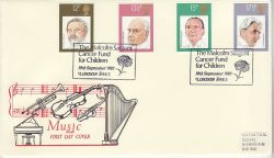 1980-09-10 British Conductors Stamps London SW3 FDC (81481)