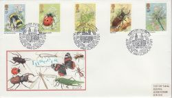 1985-03-12 Insects Stamps NHM London SW7 FDC (81494)