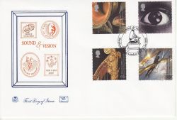 2000-12-05 Sound and Vision Stamps London FDC (81503)