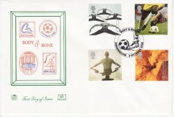 2000-10-03 Body and Bone Stamps Birmingham FDC (81505)