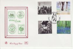 2000-07-04 Stone and Soil Stamps Barnsley FDC (81506)