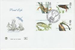 2001-07-10 Pond Life Stamps Sutton Park FDC (81513)