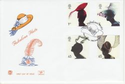 2001-06-19 Fabulous Hats Stamps Ascot FDC (81514)
