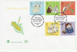 2003-02-25 Secret of Life Stamps Cambridge FDC (81527)