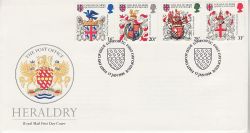 1984-01-17 Heraldry Stamps London EC FDC (81533)