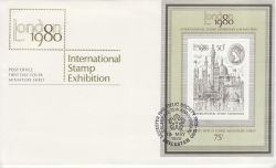 1980-05-07 London 1980 M/S Leicester FDC (81554)