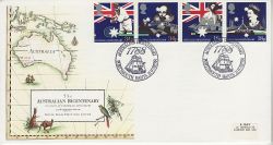 1988-06-21 Australia Bicentenary Stamps Portsmouth FDC (81558)