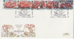 1988-07-19 Armada Stamps Plymouth FDC (81559)