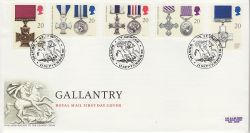 1990-09-11 Gallantry Stamps Bristol FDC (81566)