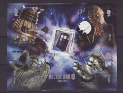 2013-03-26 Dr Who Stamps M/S Used (81582)