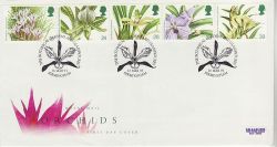 1993-03-16 Orchids Stamps Birmingham FDC (81583)
