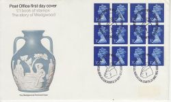 1972-05-24 Wedgwood Booklet Pane 1 Barlaston FDC (81633)