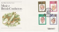 1980-09-10 British Conductors Stamps Birmingham FDC (81673)