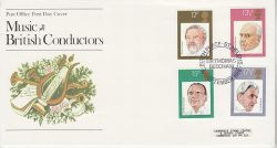 1980-09-10 British Conductors Stamps St Helens FDC (81676)