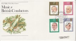 1980-09-10 British Conductors Stamps London SW7 FDC (81677)