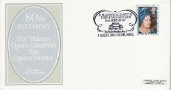 1980-08-04 Queen Mother Stamp St Pauls FDC (81695)