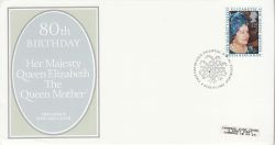 1980-08-04 Queen Mother Stamp Bureau FDC (81706)