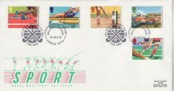 1986-07-15 Sport Stamps Hockey London NW10 FDC (81729)