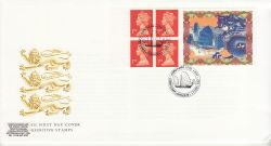 1997-02-12 Hong Kong Label Pane Chinatown FDC (81771)