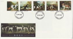 1991-01-08 Dogs Stamps Ipswich FDC (81794)