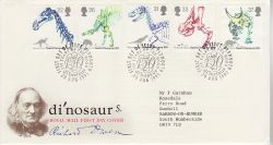 1991-08-20 Dinosaurs Stamps Plymouth FDC (81796)