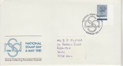 1981-05-06 National Stamp Day Birmingham FDC (81813)